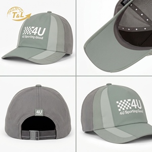 หมวกแก๊ปทรงทรัคเกอร์ 4u Sporting Good ระบายอากาศได้ดี ปรับขนาดได้ เหมาะสำหรับทุกเพศ ใช้กลางแจ้ง ฤดูใบไม้ผลิ ฤดูร้อน หมวก 5 แผง สีเทาเขียว - Product Image 6