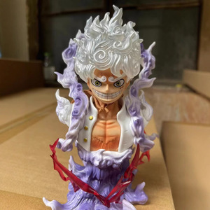 Vendita calda Niku Luffy mezzo corpo modello 17CM PVC ornamento busto 5 ingranaggio decorazione giocattolo ornamento Action Anime <span class=keywords><strong>figure</strong></span> - Product Image 5