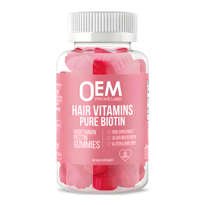 Bonbons gélifiés à la biotine pure et au collagène, vinaigre de <span class=keywords><strong>cidre</strong></span> de pomme, vitamines pour les cheveux et la peau, améliorent l'immunité, 60 unités, non destiné aux femmes enceintes - Product Image 3