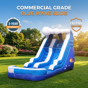 Toboggan aquatique gonflable commercial géant sur le thème des arbres avec piscine et souffleur, en PVC 0,55 mm, conforme EN14960, pour la location, garantie <span class=keywords><strong>3</strong></span> <span class=keywords><strong>ans</strong></span> - Product Image 2