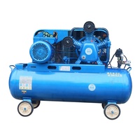 Fournisseur d'usine Compresseur à piston à courroie 3hp 90 150l Italie avec roue