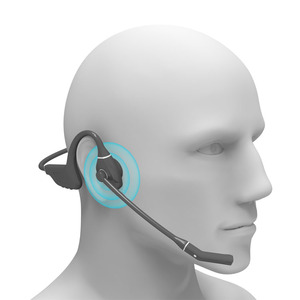 หูฟังวิทยุสองทางพร้อมไมโครโฟนสำหรับ walkie talkie poc zello แอป - Product Image 1