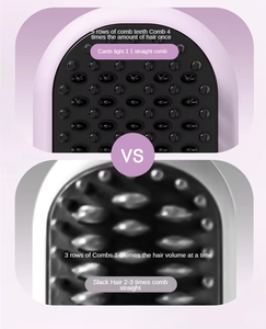 Cepillo Alisador y Rizador de Cabello Iónico Multifuncional Portátil, Peine Eléctrico de Calentamiento Rápido para Uso Doméstico - Product Image 5