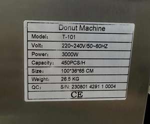 Máquina para Hacer Donuts de <span class=keywords><strong>Levadura</strong></span> Totalmente Automática Yufeng, Maquinaria para Donuts Berliner para una Producción Masiva y Consistente de Donuts - Product Image 2