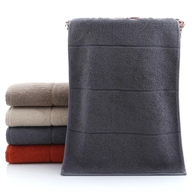 Hot Sale Multi-color 34*74cm 100% Cotton Towel Soft Bathroom Towel Sets