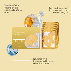 Mascarilla de Ojos Hidratante y <span class=keywords><strong>Antiojeras</strong></span> de Alta Calidad con Brillo, Parches de Colágeno <span class=keywords><strong>para</strong></span> Ojos, Mascarilla de Ojos de Cristal, 10 Parches - Product Image 1