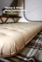 Colchón de Aire Inflable para Acampar al Aire Libre, Personalizado, Grueso, de TPU, Resistente a la Humedad, Impermeable, Cama Inflable para Acampar