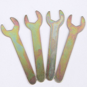 Hardware Hand Tools Carbon Steel Galvanized Mini Stamped Hex Flat Spanner Single Open End Wrench Allen Key Wrench Allen Key Wren - Product Image 3