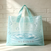 Sac en plastique à poignée pour le shopping général, sac d'emballage personnalisé avec logo publicitaire spécial