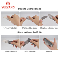Couteau utilitaire pliable à changement rapide YUEYANG SK5 lames avec verrouillage sûr nouvelle version couteau de poche bricolage OEM disponible