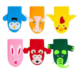 6 uds arte artesanal calcetín marioneta juguetes juego de rol suministros para fiestas marionetas creativas Diy Kit de fabricación de marionetas de mano para niños - Product Image 2