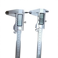 Pied à coulisse numérique électronique LCD, altimètre, micromètre, outil de mesure, outils de machine, règle en plastique 0-150mm 0-200mm DIY OEM