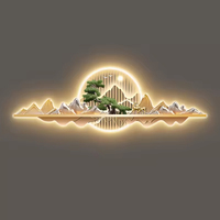 Tableau Lumineux LED de Luxe Moderne, Art Paysager Familial pour Décoration Murale de Salon Chambre, Motif Nature Morte Élégant sur Papier
