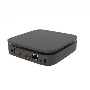 2019 ak1 mini pc smart tv box 4/6/8gb ram, 32/64/128 gb rom com casa celeron processador j3355