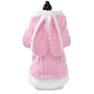 Autunno inverno di piccole dimensioni cappotto di velluto a coste <span class=keywords><strong>per</strong></span> cani ispessito di velluto coniglio <span class=keywords><strong>abbigliamento</strong></span> <span class=keywords><strong>per</strong></span> animali domestici Corgi cucciolo <span class=keywords><strong>abbigliamento</strong></span> all'ingrosso <span class=keywords><strong>per</strong></span> natale - Product Image 2