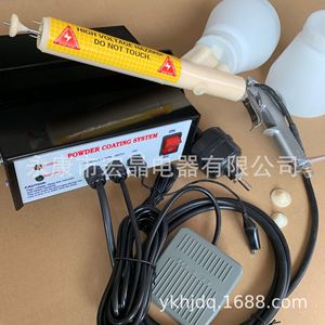 Système de peinture en poudre 30-50KV, pistolet de pulvérisation électrique pneumatique, équipement portable pour pièces métalliques - Product Image 2