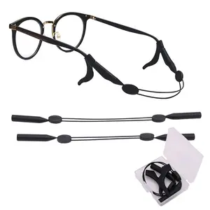 批发绳安全运动眼镜固定带可调防滑绳硅胶钢丝眼镜绳