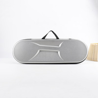 Étui pour raquette de badminton EVA, sac de rangement à fermeture éclair à coque rigide, housse de transport portable pour les voyages en plein air