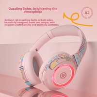Casque sans fil supra-auriculaire EL-A2 style national, son Hi-Fi JL, Bluetooth 5.3, étanche IPX4, commande vocale, suppression active du bruit, pour PC de jeu