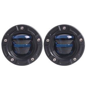 Car Motorcycle Bus Truck Bike Auto Bi <b>LED</b> <b>Projector</b> Lens Headlight Blue Lens 6000K Matrix Lamps Waterproof Work Lights Spot Bulb - Product Image 3