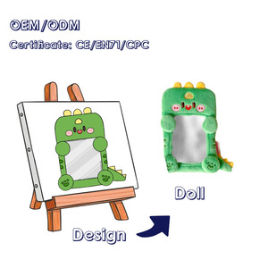 Tùy chỉnh chủ thẻ sang trọng đáng yêu thú nhồi bông tùy chỉnh chủ thẻ ảnh sang trọng tùy chỉnh đồ chơi sang trọng - Product Image 5