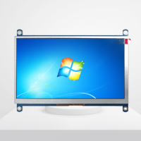 7 inç ahududu Pi dokunmatik ekran 1024x600 IPS kapasitif dokunmatik ekran CTP TFT LCD ekran destek Windows 11/10/8.1/8/7