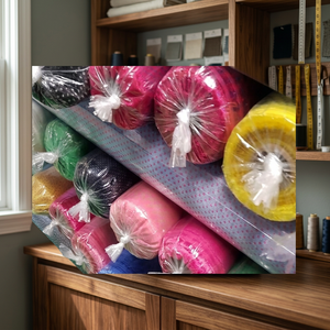 Lote de tela de organza de poliéster estampada, 100% poliéster, 58/60 pulgadas de ancho, para vestidos, textiles para el hogar y prendas de vestir - Product Image 3