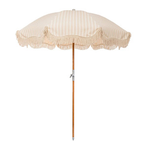 Ensemble de chaises de plage en bois rose de luxe 2026 avec sac isotherme personnalisé, chaises de plage pliantes et <span class=keywords><strong>parasol</strong></span> avec franges - Product Image 2