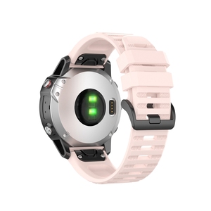 Correa de Repuesto de Acero Inoxidable 304 de Liberación Rápida de 22 mm para Garmin <span class=keywords><strong>Fenix</strong></span> <span class=keywords><strong>6</strong></span> 6X, Correa de Silicona de 26 mm, Cómoda y Suave (13 - Product Image 3