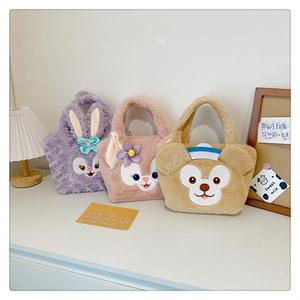 Kawaii süper sevimli karikatür karakter peluş çanta peluş omuz kaplan ayı - Product Image 6