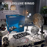 Cage de bingo de luxe en métal sur le thème de l'alphabet HUAXI avec 2 joueurs et emballage personnalisé