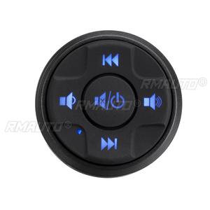 Volant de voiture sans fil universel 12V, télécommande Bluetooth à 10 boutons pour autoradio DVD GPS avec lumière nocturne, forme ronde - Product Image 3