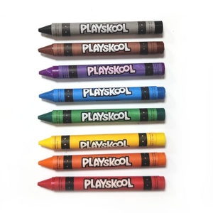 Wholesale 8 Bright Colors Safety Wax Crayons for Kids Artist <b>Drawing</b> Set - Product Image 5