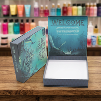 Boîte d'emballage personnalisée en forme de livre, recyclable, pour chocolats, bonbons, truffes, avec fermeture magnétique, pour dattes, sucreries, baklava, sucre