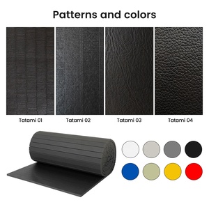 LYQUEEN Tappetini Arrotolabili per Arti Marziali, Tappeto in PVC e Schiuma XPE per Taekwondo, Judo, <span class=keywords><strong>Karate</strong></span>, Allenamento in Palestra - Product Image 2