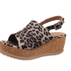 <span class=keywords><strong>Sandales</strong></span> compensées confortables pour femmes et dames, collection été 2025 – Chaussures décontractées de plage à plateforme - Product Image 2