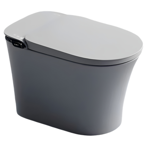WC allongé gris avec siège entièrement réglable, pulvérisation d'eau personnalisable pour lavage féminin postérieur, certifié US CUPC ETL WaterMark - Product Image 5