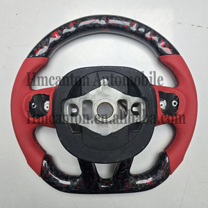พวงมาลัยคาร์บอนไฟเบอร์แท้หุ้มหนัง พร้อมไฟ LED สำหรับรถ Dodge Challenger SRT ขายดีจากโรงงาน - Product Image 4