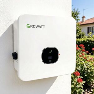 <span class=keywords><strong>Microinversor</strong></span> Monofásico Growatt MIC3000TL-X de <span class=keywords><strong>3000W</strong></span> para Sistemas de Energía Solar Residenciales con 97.6% de Eficiencia y Salida de 50Hz/60Hz - Product Image 1