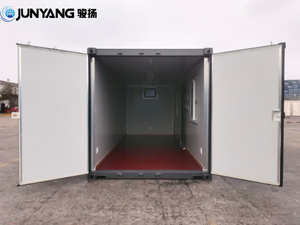 Método para Conectar Dos Contenedores de Oficina de 20 pies en una Unidad de 40 pies para Ahorrar Costos de Transporte para Clientes - Product Image 3