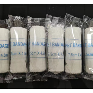 Pansement médical jetable non tissé en rouleau, respirant, élastique, blanc, PBT, pour premiers secours - Product Image 5