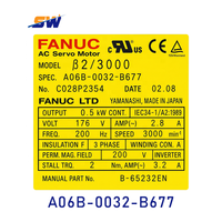 Moteur servo AC CNC FANUC A06B-0032-B677