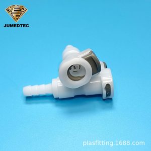 ข้อต่อพลาสติกแบบเร็ว JUMEDTEC AP Series POM ขนาด 1/8 นิ้ว พร้อมหัวต่อแบบ Flow Body ขนาด 1/8 3/16 1/4 นิ้ว สำหรับใช้งานทางการแพทย์ อาหาร และอุตสาหกรรม - Product Image 5