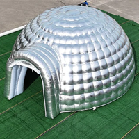 Dôme de projection gonflable portable du fabricant avec impression galaxie pour l'enseignement scientifique, l'astronomie en extérieur et le cinéma mobile