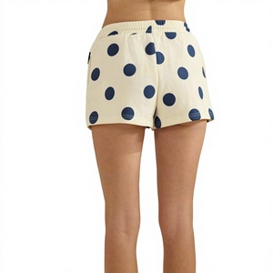 <b>Custom</b> Logo New Designer Fashion Women's Summer Eco-Friendly Streetwear <b>Boxer</b> Shorts Casual Mid-Rise Side Polka Dot Print 100% - Product Image 6