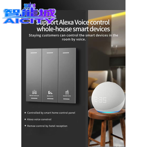สวิตช์อัจฉริยะ Tuya สวิตช์ติดผนังไร้สายโรงแรมอัจฉริยะ2024สวิตช์ติดผนังอัจฉริยะพร้อมแอปสมาร์ทไลฟ์และ Alexa ควบคุมด้วยเสียงผ่าน Google - Product Image 3