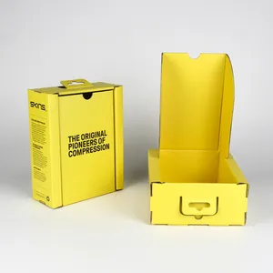 Cajas de envío único corrugado con impresión personalizada, caja de cartón con logotipo personalizado, venta al por mayor