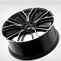 Jantes Mingyue noires à finition usinée pour BMW Série 5 et 7 (E46, 530i, 540i, 550i) – 18, 19, 20, 21 pouces, entraxes 5x112 et 5x120, pour voitures de tourisme – Modèle 96
