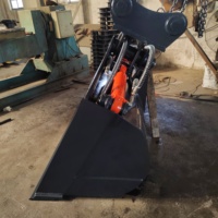 Bac basculant hydraulique LISEN pour excavatrice avec garantie d'un an, poids de 350 kg