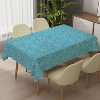 Nappe rectangulaire unie jaune lisse à imprimé floral RNPT en toile cirée pour anniversaire